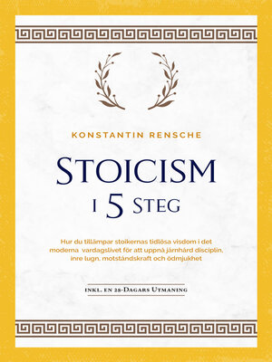 cover image of Stoicism i 5 steg